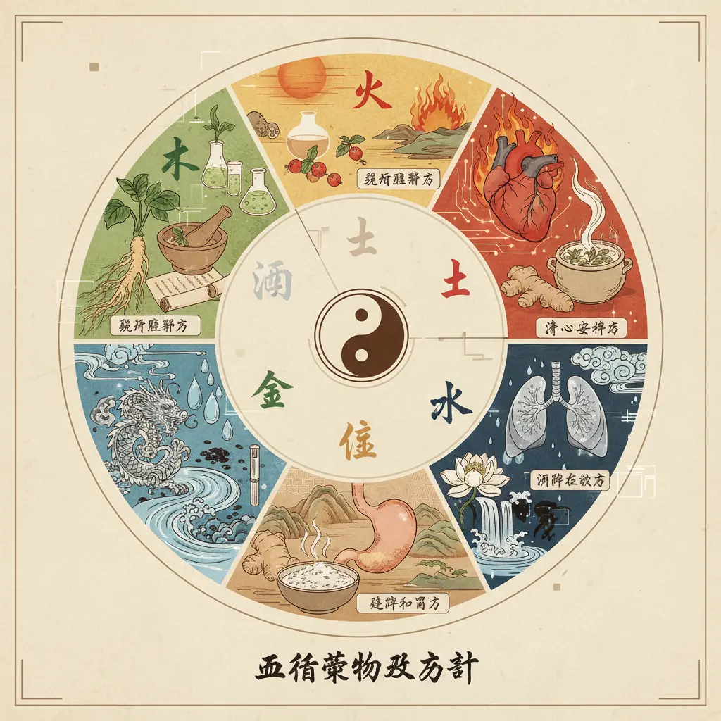 五行 - 五行藥物及方劑