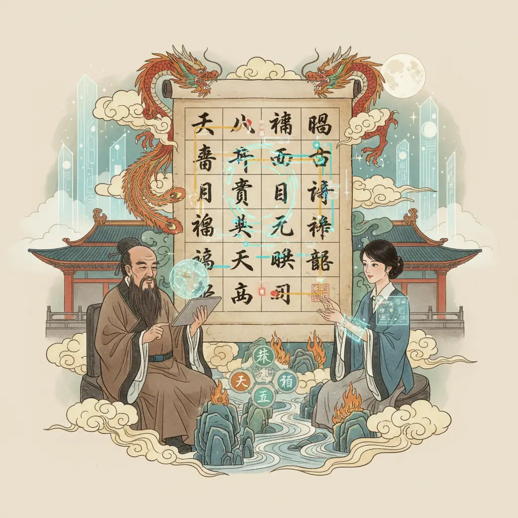 八字命理 - 八字排盤