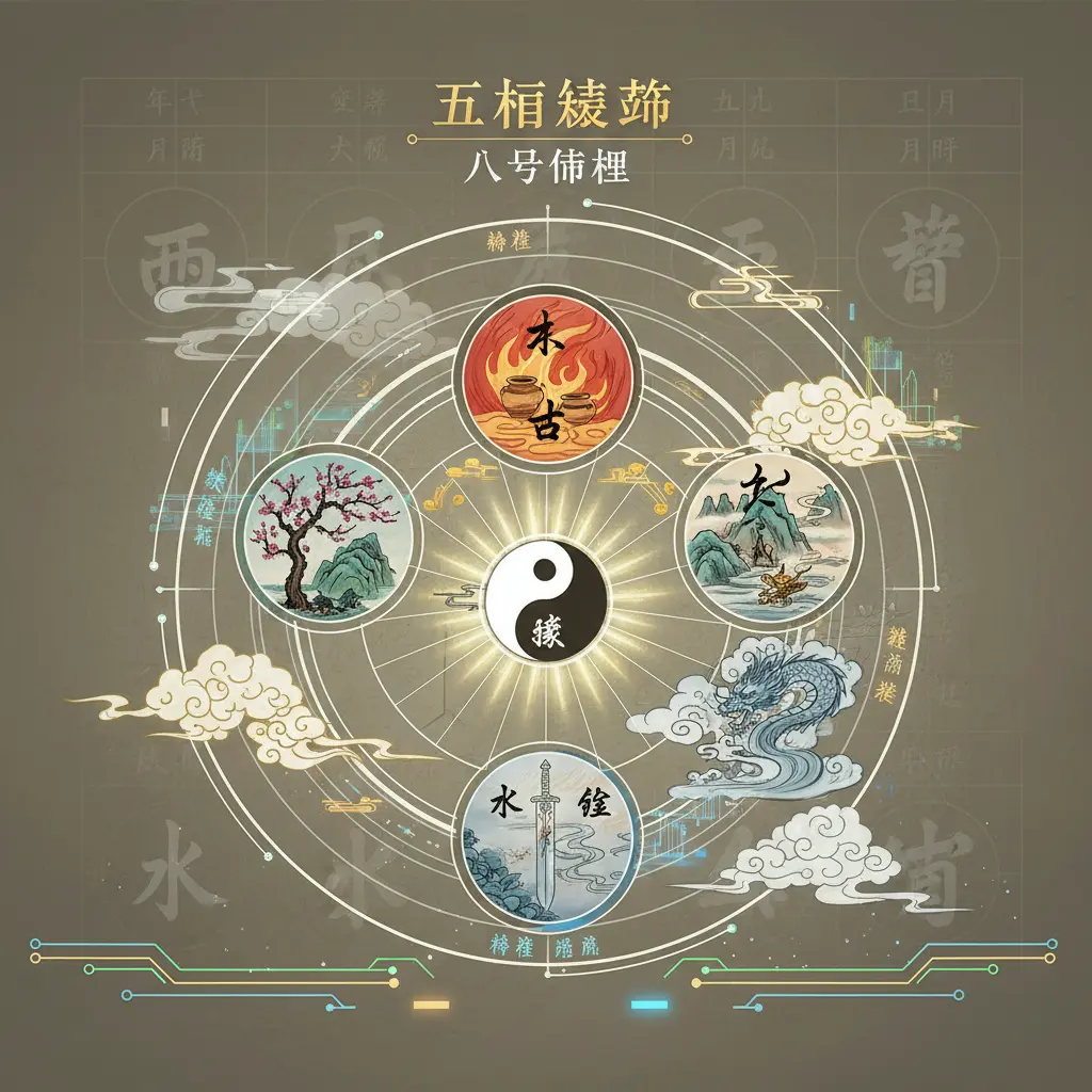 八字命理 - 五行結構